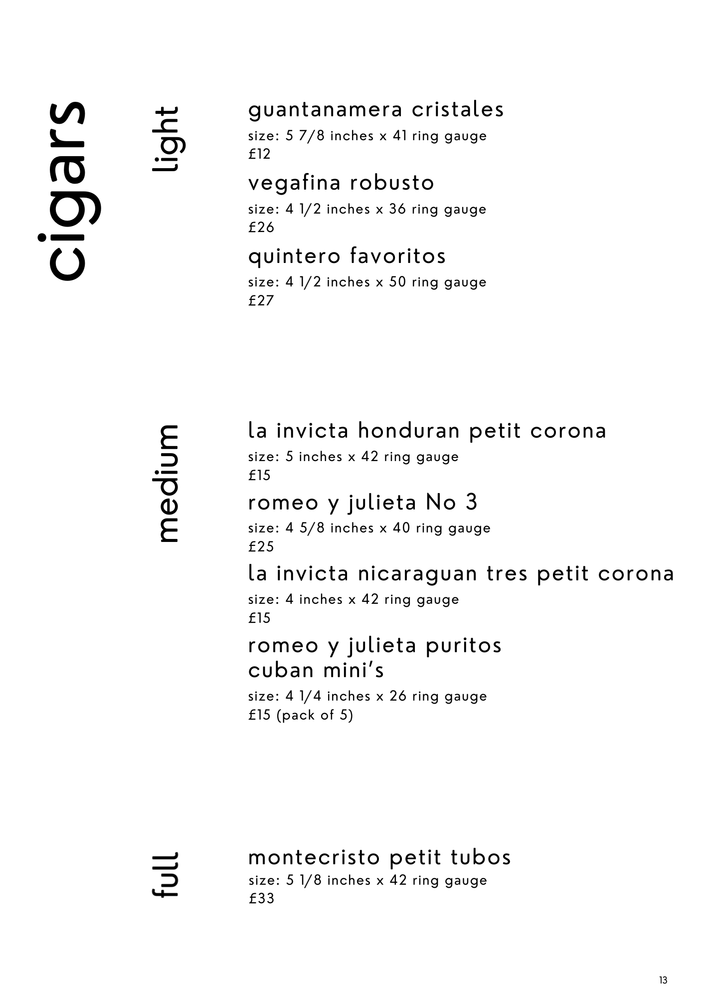 Red Lion Cromer Appertifs